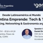 Geniall realizará el encuentro «Argentina Emprende: Tech & Taste»