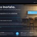 Interfaz de usuario digital mostrando una aplicación que centraliza descuentos en un ambiente moderno y tecnológico.