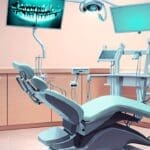Consultorio dental moderno con tecnología de ortodoncia avanzada en exposición