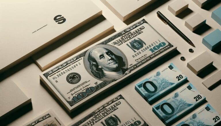 Primer plano de billetes de dólares y pesos argentinos sobre un fondo neutro.