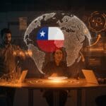 Doce startups tecnológicas chilenas expandiendo su presencia en Dubái con innovación y exportación de servicios tecnológicos.