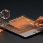 Interfaz Liquid Glass de Apple optimizada para accesibilidad y usabilidad en iOS y macOS, destacando diseño de UX y personalización.