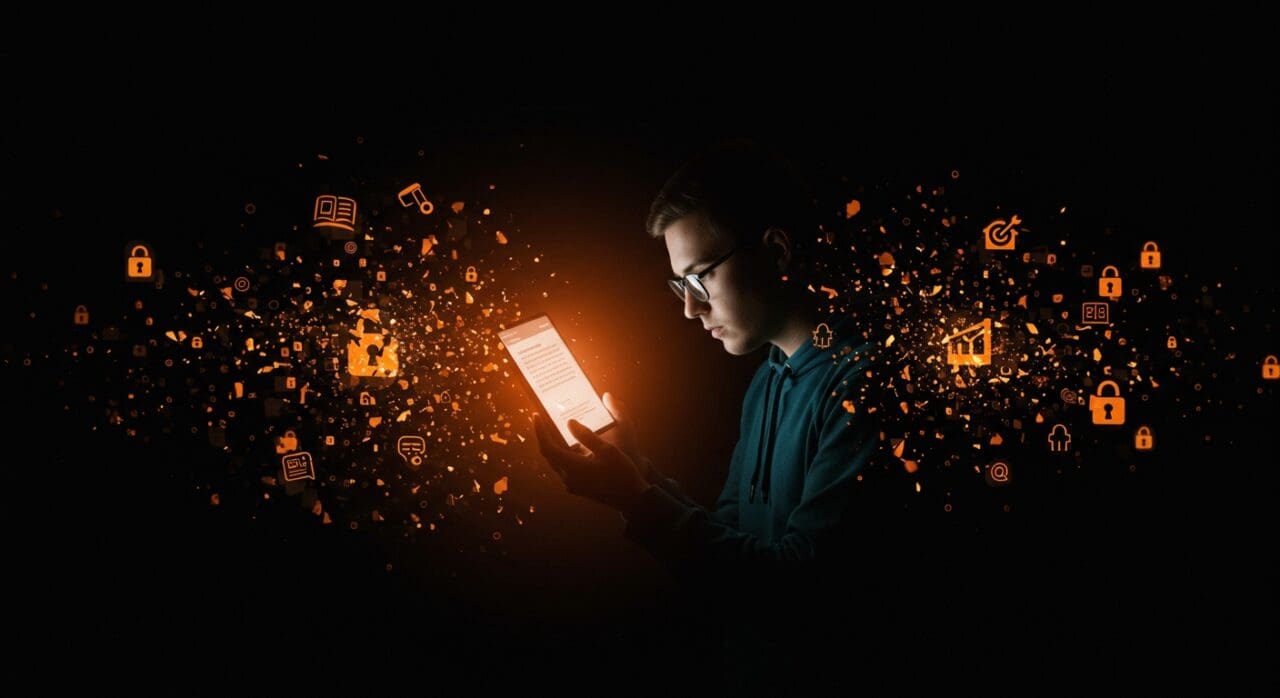Desarrollador superando las restricciones DRM de Amazon Kindle mediante ingeniería inversa y automatización digital en un entorno tecnológico moderno.