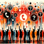 Convocatoria y colaboración en comunidad startup con paleta naranja y negro de Ecosistema Startup