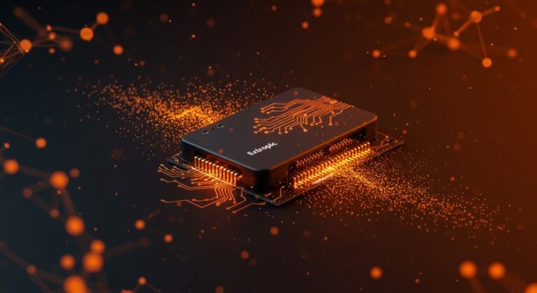 Hardware avanzado de computación termodinámica de Extropic optimizando inteligencia artificial y eficiencia energética en el sector tecnológico.