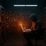 Ataque de hackers gubernamentales a F5 Networks con robo de código fuente y datos de clientes en un entorno de ciberseguridad.