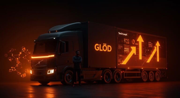 Glīd startup ganadora en TechCrunch Disrupt 2025 optimizando logística y ganando financiación.