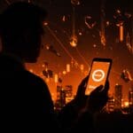 Líder empresarial contemplando la privatización de Grindr en un contexto de presión financiera y tendencias en apps LGBTQ+.