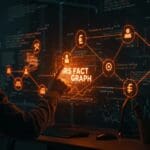 Representación visual del IRS Fact Graph open source para tecnología tributaria y automatización fiscal en startups.