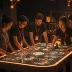 Startups innovadoras del sector horeca colaborando en tecnología y sostenibilidad en Madrid Food Innovation Hub.