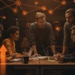 Mentoría entre emprendedores impulsando el crecimiento empresarial en startups dentro del ecosistema startup.