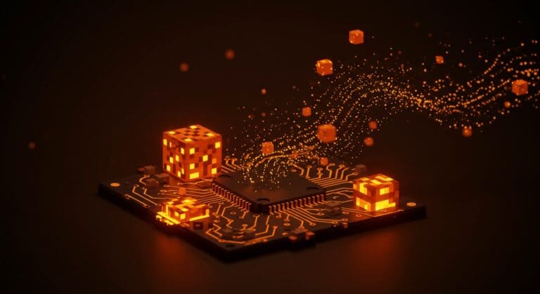 Circuito digital de Redstone en Minecraft transformado mediante Verilog para automatización y educación tecnológica.