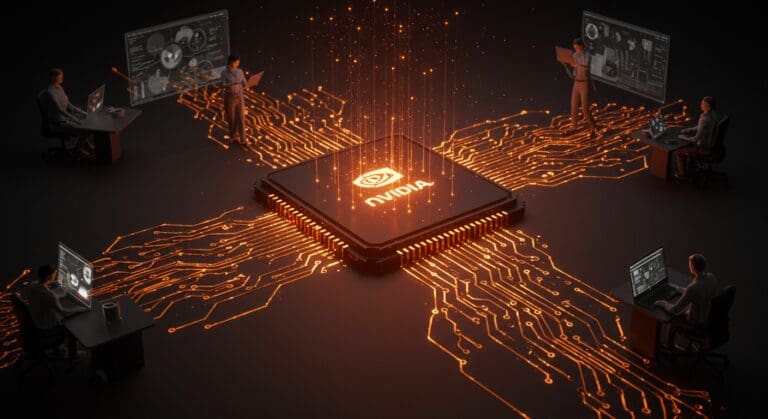 Inversiones multimillonarias de Nvidia impulsando startups de inteligencia artificial con tecnología avanzada.