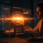 Inversión de Nvidia en la startup de inteligencia artificial Poolside ilustrada con redes neuronales y flujo de capital tecnológico.