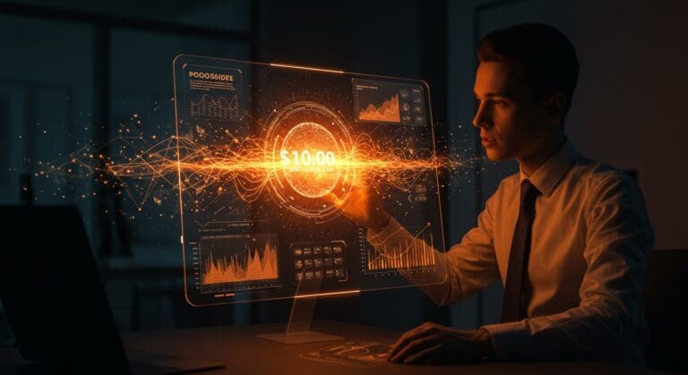 Inversión de Nvidia en la startup de inteligencia artificial Poolside ilustrada con redes neuronales y flujo de capital tecnológico.