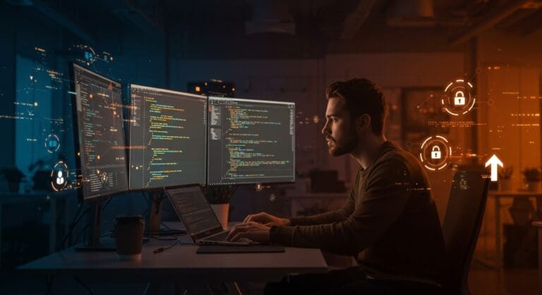 Ingeniero de software full stack trabajando con código open source en ambiente startup tecnológico en San Francisco.