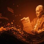 Papa Leo XIV advirtiendo sobre clickbait e inteligencia artificial en el periodismo digital con enfoque en ética mediática.