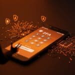 Ataque Pixnapping robando códigos 2FA en dispositivo Android, ilustración de vulnerabilidad en seguridad móvil.