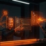 Representación visual de spec-driven development con herramientas AI Kiro, Spec-Kit y Tessl aplicadas al desarrollo de software en startups.