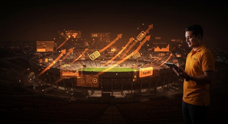 Startup colombiana Fanki liderando la digitalización tecnológica avanzada del Estadio Azteca para el Mundial 2026.