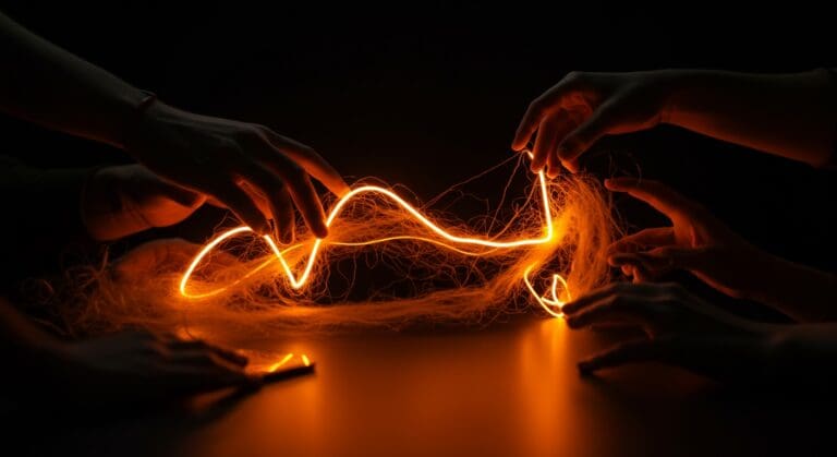 Startup innovadora reciclando textiles para moda circular sostenible con tecnología avanzada en la industria de la moda.