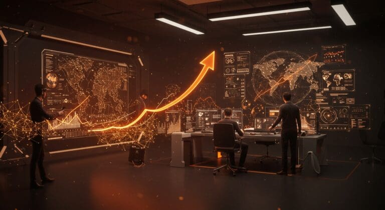 Colaboración de founders e innovación en tecnología espacial durante TechCrunch Disrupt 2025 destacando tendencias y oportunidades en el ecosistema space tech.