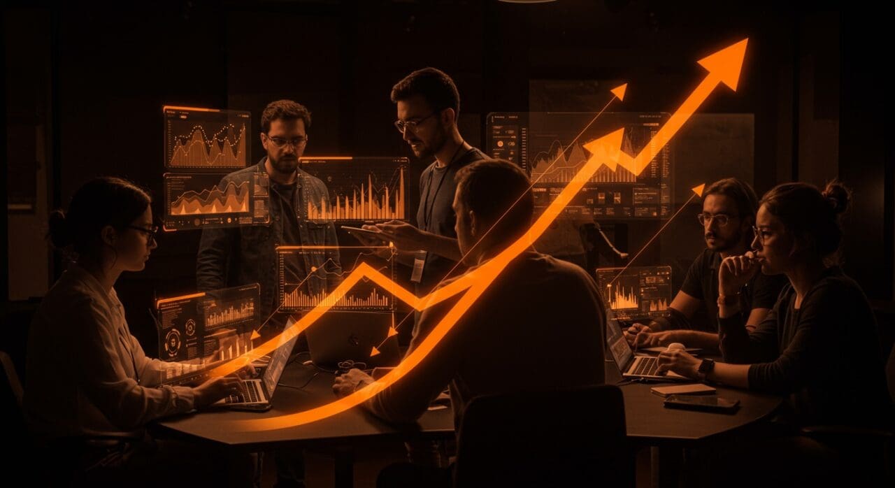 Evento Universo Startup Madrid con emprendedores tecnológicos conectando en un espacio de innovación y networking en España.