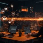 Ingenieros de software explorando la eficacia publicitaria con IA aplicada y medición avanzada en un entorno startup tech.