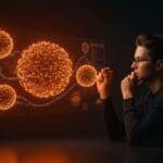 Visualización de vacas esféricas en programación representando la simplificación en desarrollo de software para startups tecnológicas.