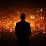 Vinod Khosla y la innovación tecnológica en EE. UU. con metáforas visuales de inversión pública, inteligencia artificial y ecosistema startup.