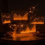 Equipo de startup analizando la volatilidad del precio de XRP para implementar estrategias de gestión de riesgo en nómina crypto 2025.