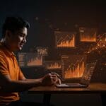 Fundador de startup tolimense desarrollando software con inteligencia artificial para impulsar tecnología e innovación en PYMES.