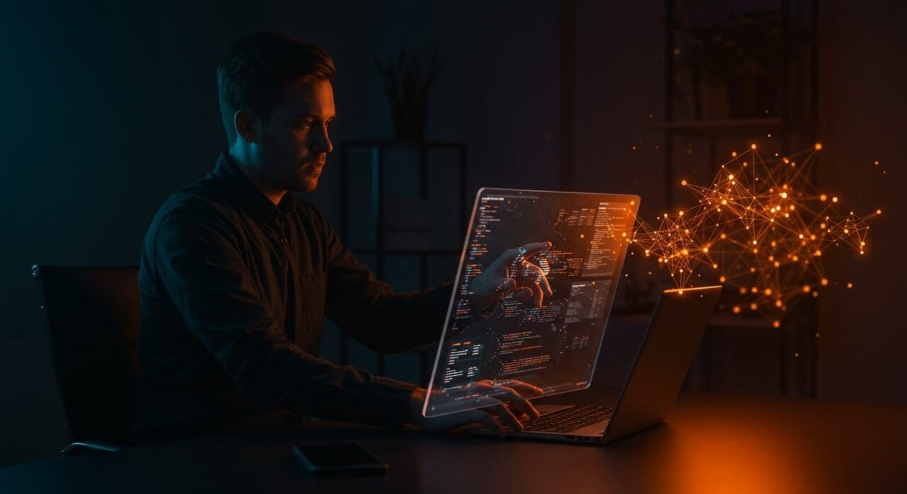 Fundador tech utilizando agentes IA para automatizar tareas largas y desarrollo incremental con programación y testing automatizado.