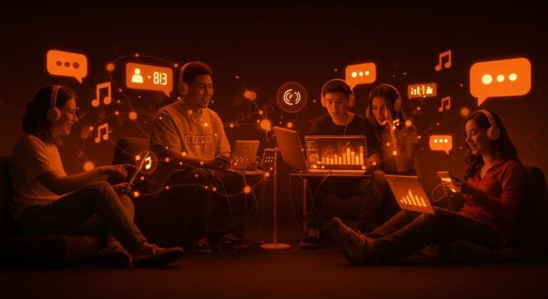 Amazon Music en Canadá integrando chat y streaming social para crear una comunidad interactiva en la industria musical.