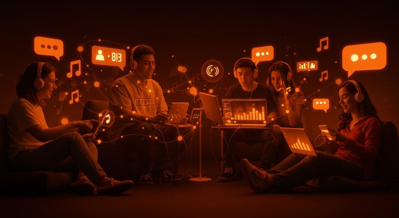 Amazon Music en Canadá integrando chat y streaming social para crear una comunidad interactiva en la industria musical.