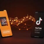 Integración de Amazon Music y TikTok para compartir música y tendencias tech en startups.