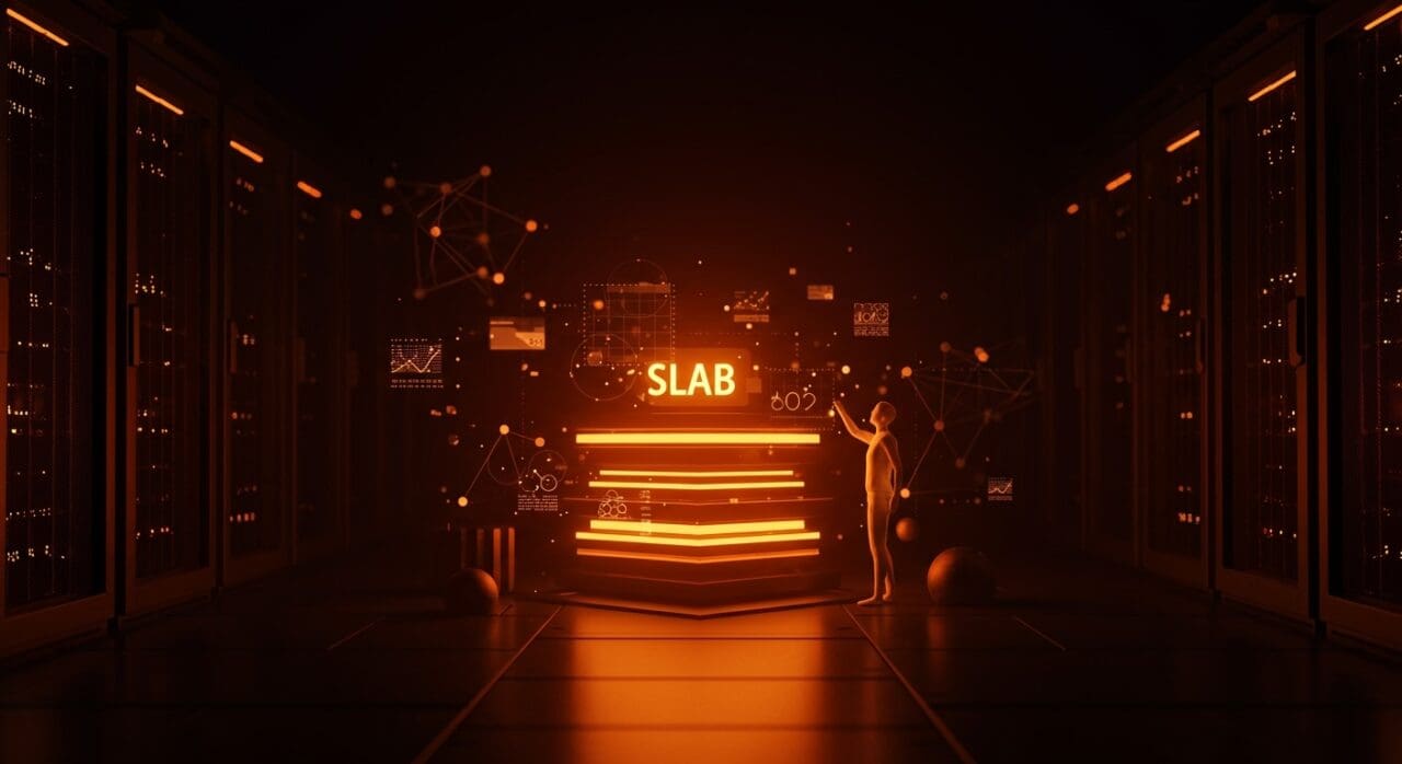 Arquitectura Slab de Pinecone optimizando bases de datos vectoriales para aplicaciones de IA con alta escalabilidad y gestión de datos avanzada.
