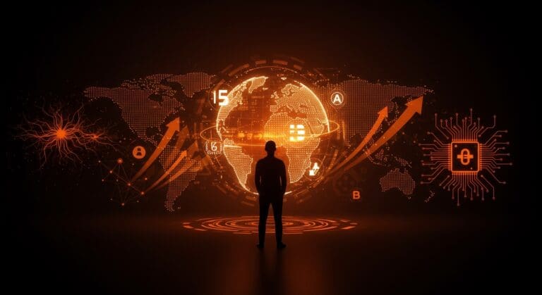 Innovación fintech en core bancario con inteligencia artificial conectando México y Europa para impulsar inclusión financiera.