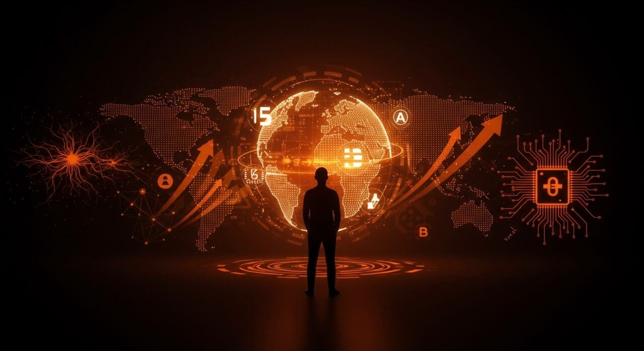 Innovación fintech en core bancario con inteligencia artificial conectando México y Europa para impulsar inclusión financiera.