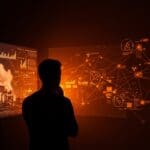 Fundador analizando gestión de crisis y desinformación inspirada en la serie Chernobyl para fortalecer la cultura organizacional en startups.