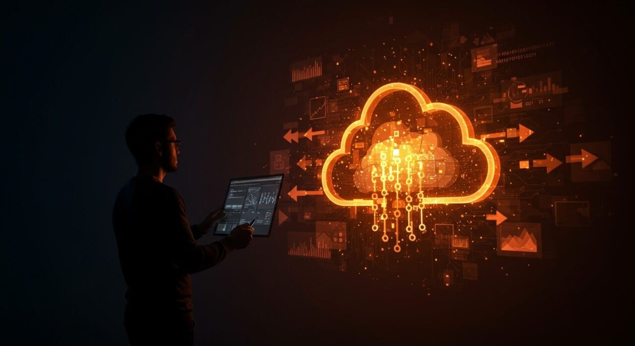 Ilustración de resiliencia en arquitectura de sistemas para startups tech usando Cloudflare, mostrando visual de outages y recuperación.