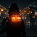 Advertencia sobre privacidad de datos de licencias de conducir y su uso por ICE, enfocado en riesgos y regulación para startups.