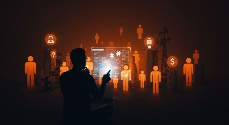 Founder reflexionando sobre licencias open source y ética en software libre dentro de una comunidad tecnológica responsable y sostenible.