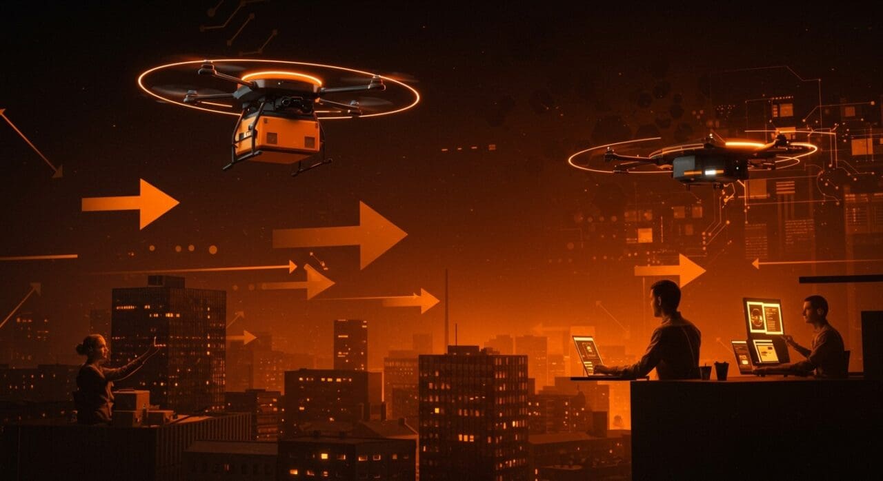 Entrega de alimentos con drones en Finlandia transformando la logística y tecnología para startups LATAM.