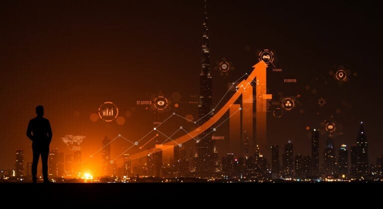 Startup innovadora de Arica en Dubai participando en cumbre de innovación con enfoque en proyectos tecnológicos y expansión internacional.
