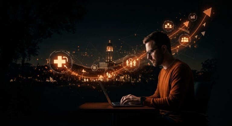 Innovación tecnológica en Finapsys desde Stanford acelerando el cobro de cuentas clínicas con automatización y SaaS en salud.