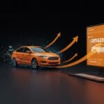 Venta digital de autos usados certificados Ford en plataforma Amazon, mostrando la innovación en comercio electrónico automotriz.