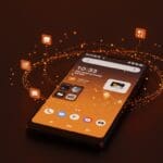 Google Pixel con inteligencia artificial y ahorro de batería resaltados en una escena tecnológica de alta calidad.