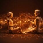 Representación visual de GPT-5.1 potenciando ChatGPT con inteligencia artificial avanzada en un entorno tecnológico futurista para startups SaaS.