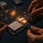 Batería modular del Fairphone en un proyecto DIY de hardware abierto con énfasis en riesgos y oportunidades en hardware modular para founders tech.